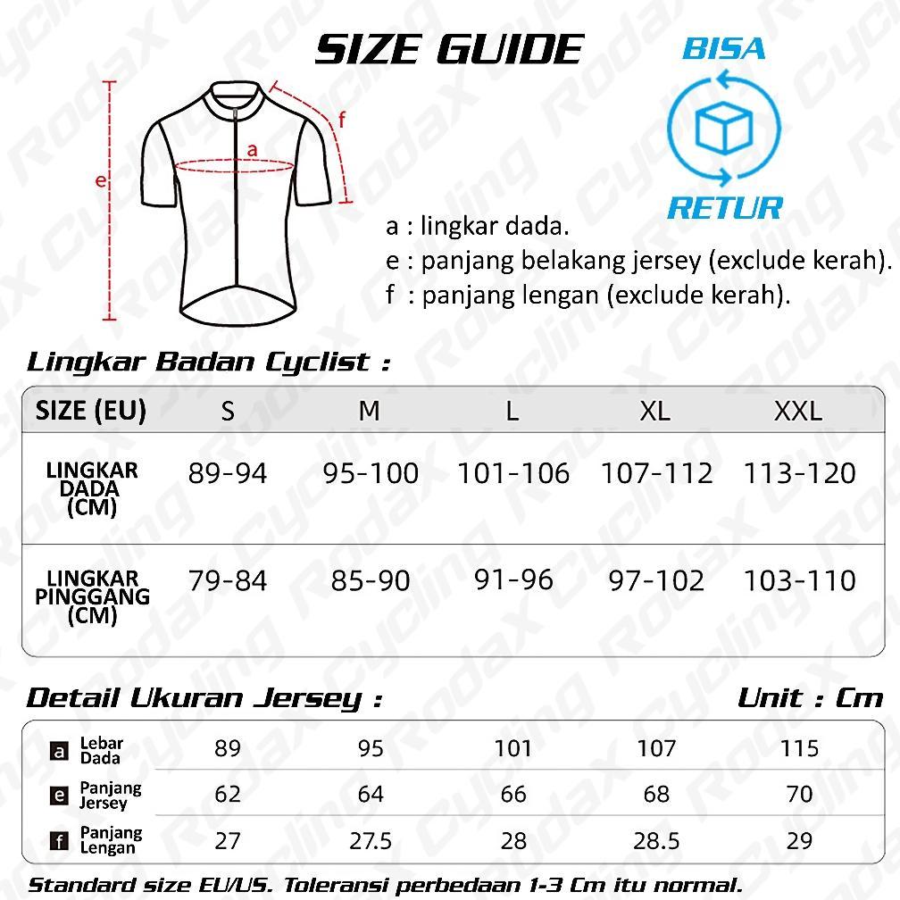 terbaru rodax brevet jersey 3+1 safety phone pocket premium cycling jersey unisex roadbike original 