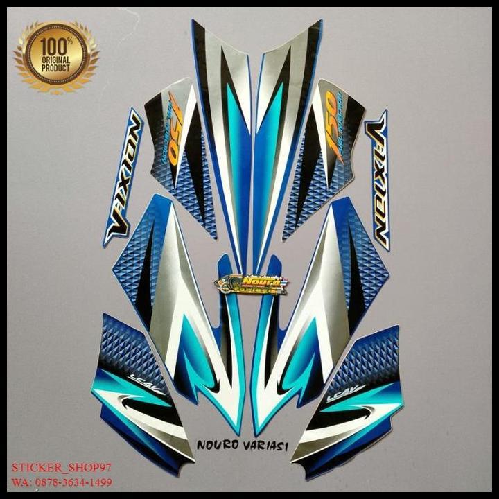 TERLARIS (ORI) STRIPING YAMAHA VIXION 150 2007 2008 OLD BIRU KUALITAS ORIGINAL 