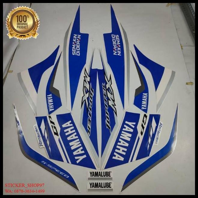 BEST DEAL (ORI) STRIPING YAMAHA JUPITER MX NEW 2014 GP SERIES BIRU PUTIH 