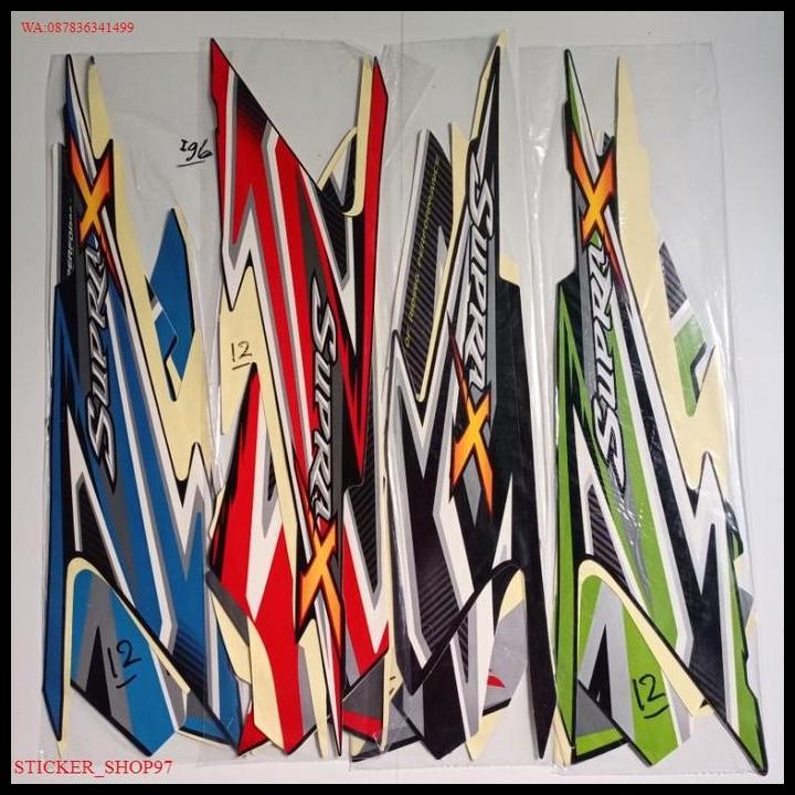HOT DEAL (ORI) STRIPING STICKER HONDA SUPRA X 125 R 2012 