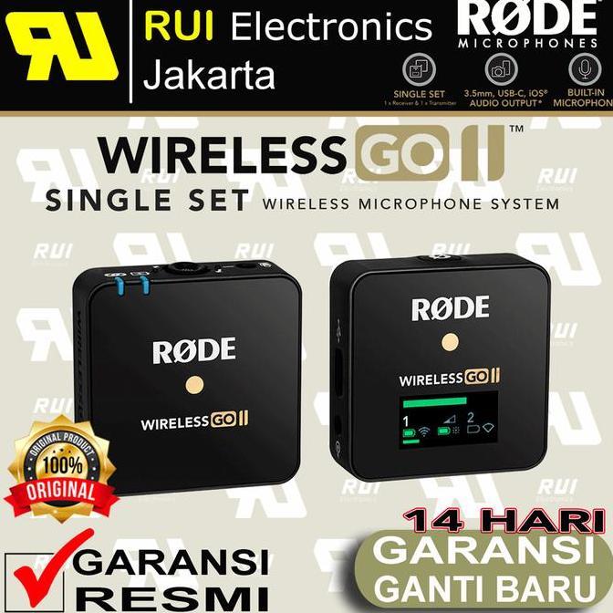 Rode Wireless GO II Single Set Microphone Wireless System