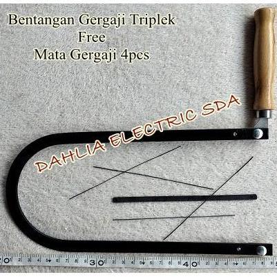 BENTANGAN GERGAJI TRIPLEK FREE / MATA GERGAJI 4 PCS