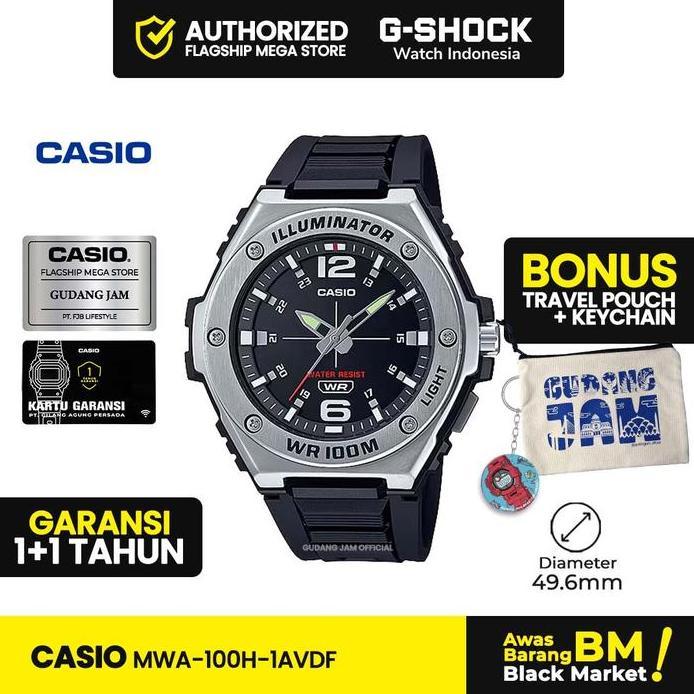 Casio MWA-100H-1AVDF MWA-100H-1A MWA-100H MWA100H MWA 100H Watches Pria