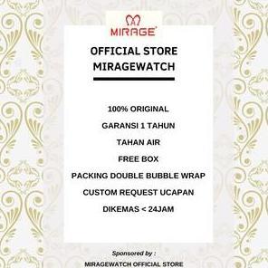 Mirage Watch - Official Store Jam Tangan Analog Mirage Original Pria Macho Keren Sporty Blue Navy 87