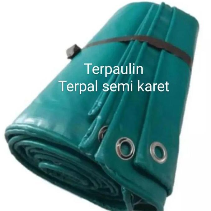 Ready stock Terpal Terpaulin semi karet 2x6 atau 2 x 6 meter