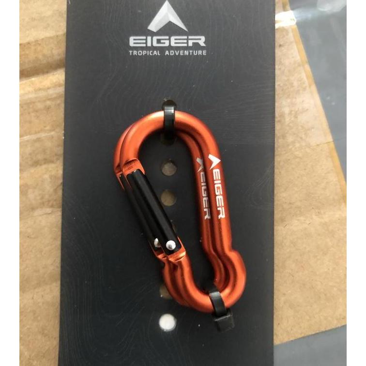 Ready stock Gantungan Kunci Carabiner Eiger_BR - Original