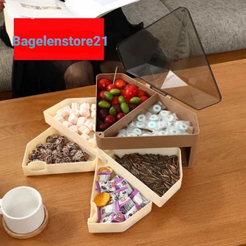 Toples Permen/Kacang  Putar Susun