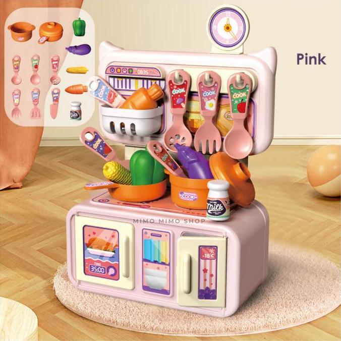 28T Mainan Masak Masakan Mini / Mini Kitchen Cooking Toys