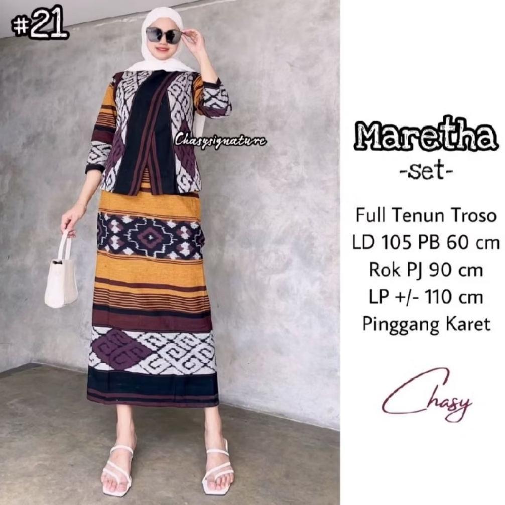 SALE BULAN INI setelan one set tenun kondangan - setelan etnik kekinian - baju kondangan wanita