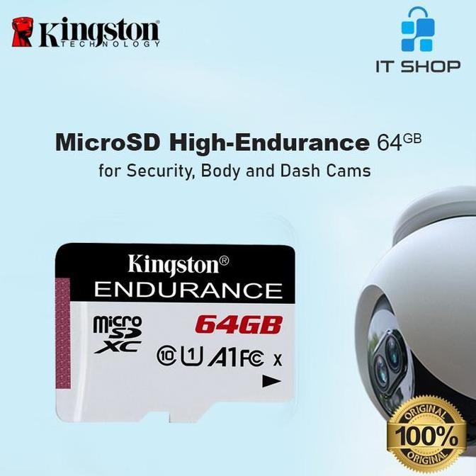 Kingston MicroSD Card High Endurance 64GB