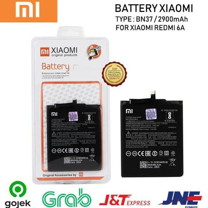 BATTERY XIAOMI REDMI 6 / 6A BN37 ORIGINAL TOP #BN37