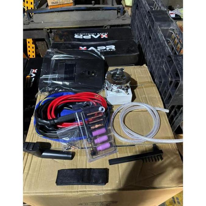 Terjangkau Apr Mig/Tig/Mma Welding Inverter (160A, 900W) Xapr Apr-Ap39Promax Paket Lengkap Fullset M