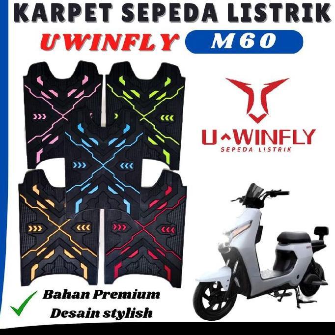Promo Karpet Sepeda Listrik Uwinfly M60 Alas Kaki Sepeda Listrik Diskon