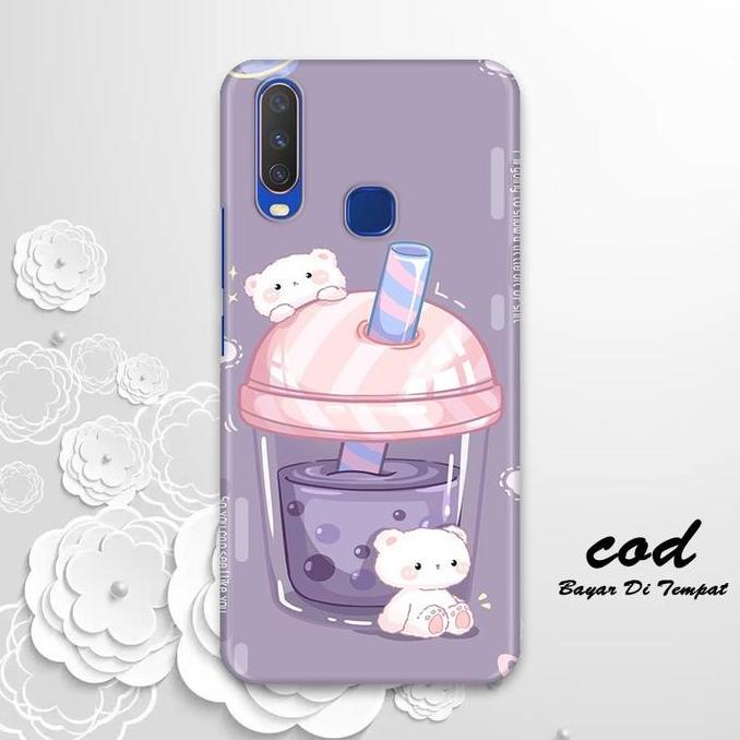Case Vivo Y12 Y12i Y17 Y15 Y11 Fashion Case Boba Cute - Untuk Pria -