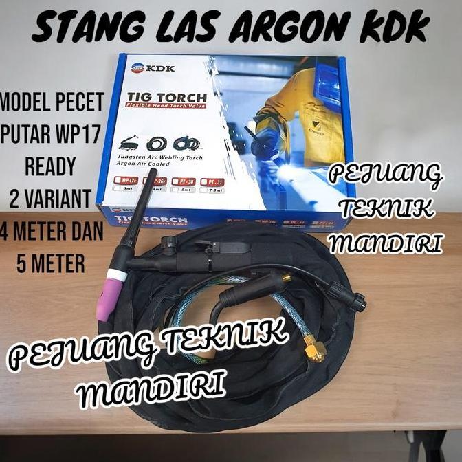 Miliki Stang Las Argon Wp 17 / Tig Torch Stang Las Argon Wp17 / Stang Argon Tig Wp17 Putar Pencet