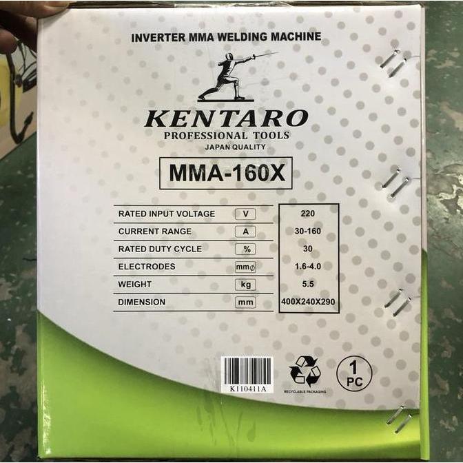 Terjangkau Travo Las Mini Inverter 650 Watt Kentaro Mma 160X Mesin Las Heavy Duty 4.0Mm