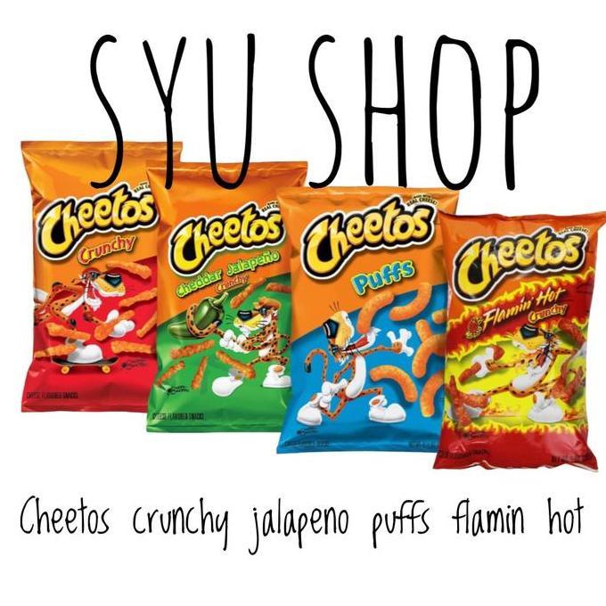 NEW CHEETOS FLAMIN HOT CRUNCHY CHEESE CHEDDAR JALAPENO PUFFS SNACK PUFF BEST