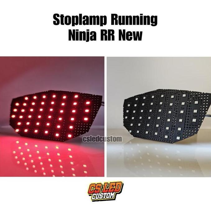 Stoplamp Running Ninja Rr New 11 Mode Otomatis Wajib Dc Led Strip Lampu Motor Terbaru
