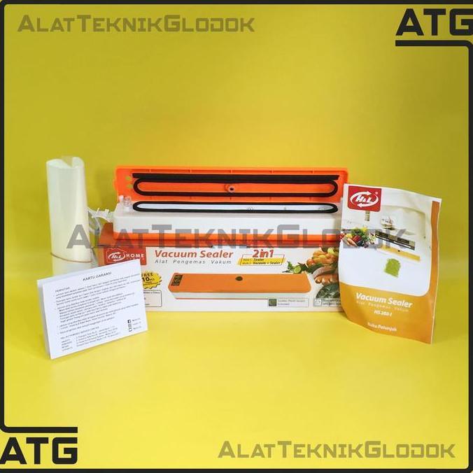 MESIN VACUM SEALER MAKANAN ALAT VAKUM PRES PLASTIK VACUUM H&L HS 280 i