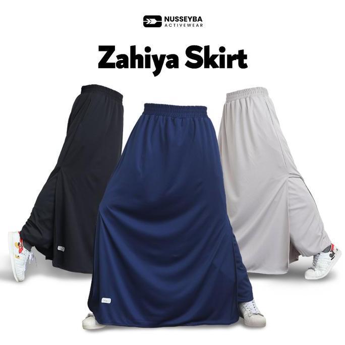 Nusseyba - Zahiya Skirt - Rok Celana Jogger Sporty - Outfit Olahraga Wanita syari - Rokcel Active Da