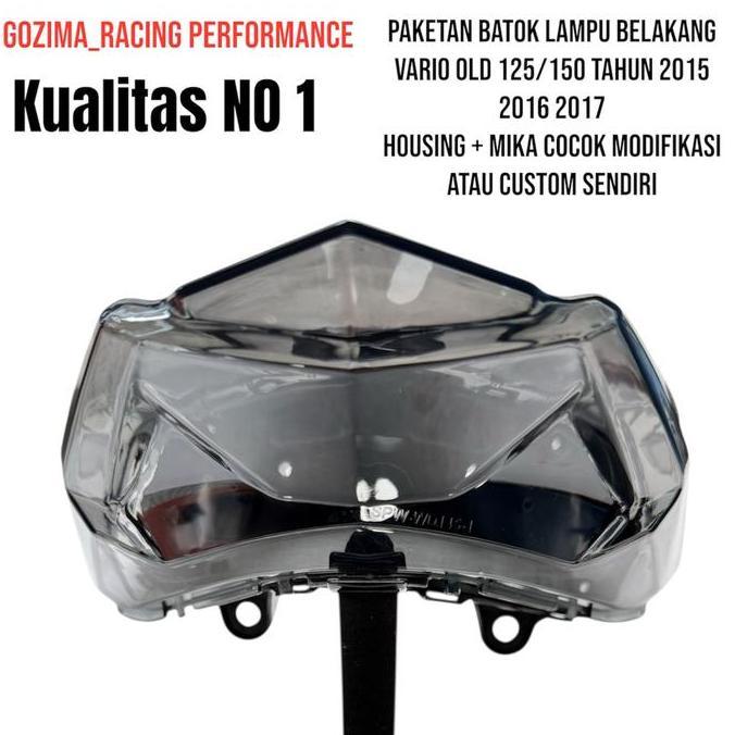 Paketan Batok Lampu Belakang Plus Mika Vario Old 125 150 2015 2016 2017 Cocok Untuk Modifikasi Atau 