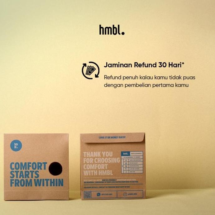 hmbl Modal Briefs 3 PCS, Celana Dalam Cowok, Super Lembut, Premium Feel, Anti-bau, Tetep Nyaman dan 