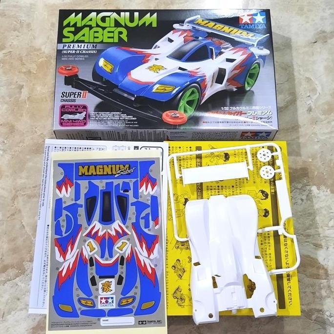 Body Magnum Saber Premium + Decal + Dus Manual Book Ori Tamiya