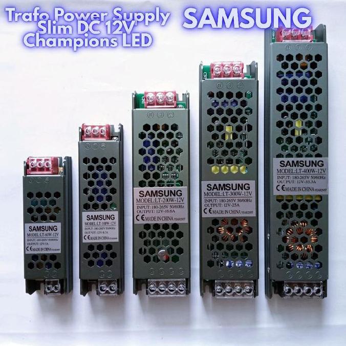 TERMURAH - Trafo LED Power Supply Slim Samsung DC 12V