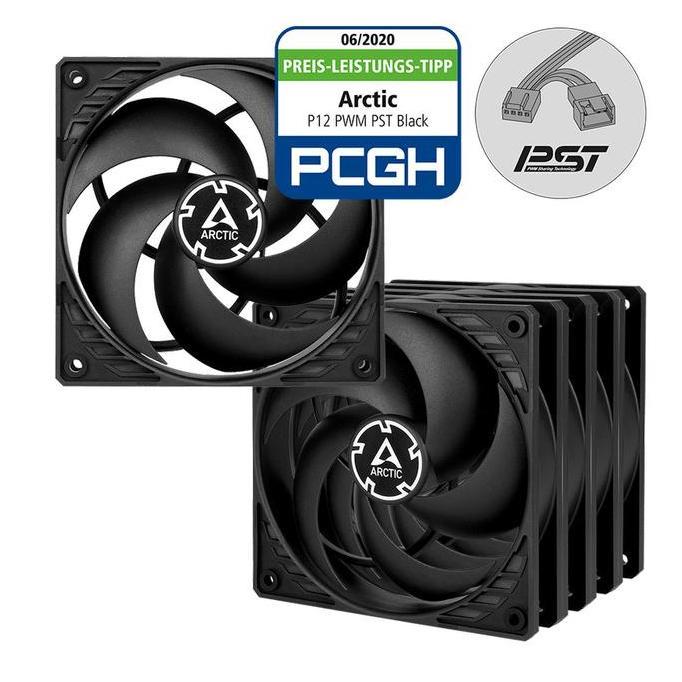 ARCTIC P12 PWM PST PACK OF 5 VALUE PACK - 120mm FAN