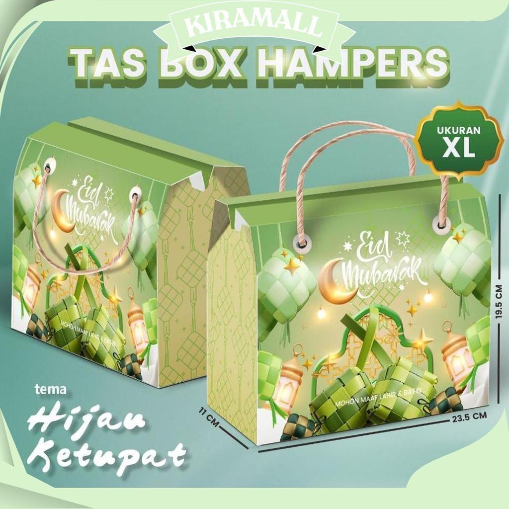 Box Hampers Idul Fitri | Gable Box | Box Hampers Tas Jinjing | Box Hampers Lebaran | Free Tali Kerta