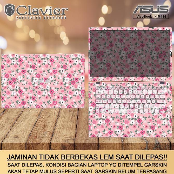 TERMURAH - Cover Garskin Laptop Asus VivoBook 14 M415 M415D M415DA M415DAO Bening