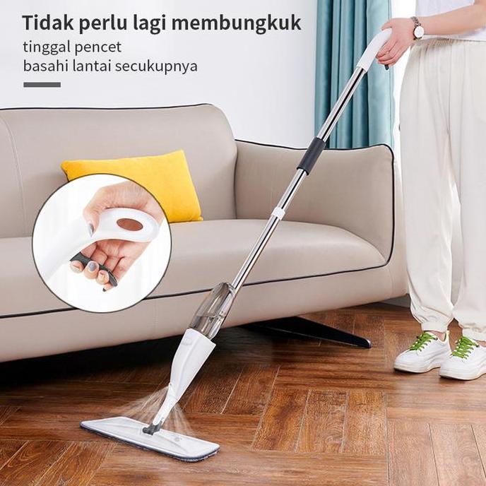 Ready Alat Pel Lantai Alat Pel Lantai Spray Mop Tangki Air Otomatis Alat Pel Lantai Pel Semprot