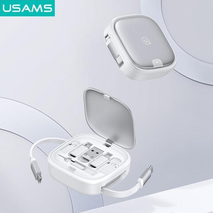 USAMS U87 Kabel Fast Charging Type C Multifunctional Storage Set Box