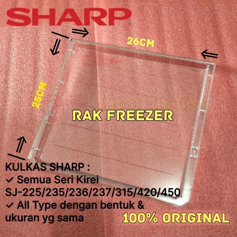 Ready RAK FREEZER KECIL KULKAS SHARP 2 PINTU ORIGINAL
