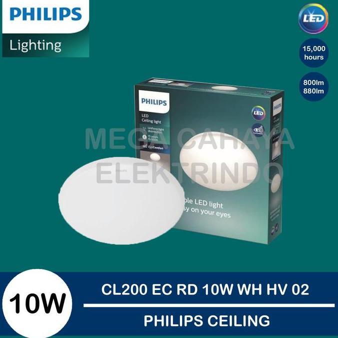 TERBARU - PHILIPS CL200 10W LED Ceiling - Lampu Plafon