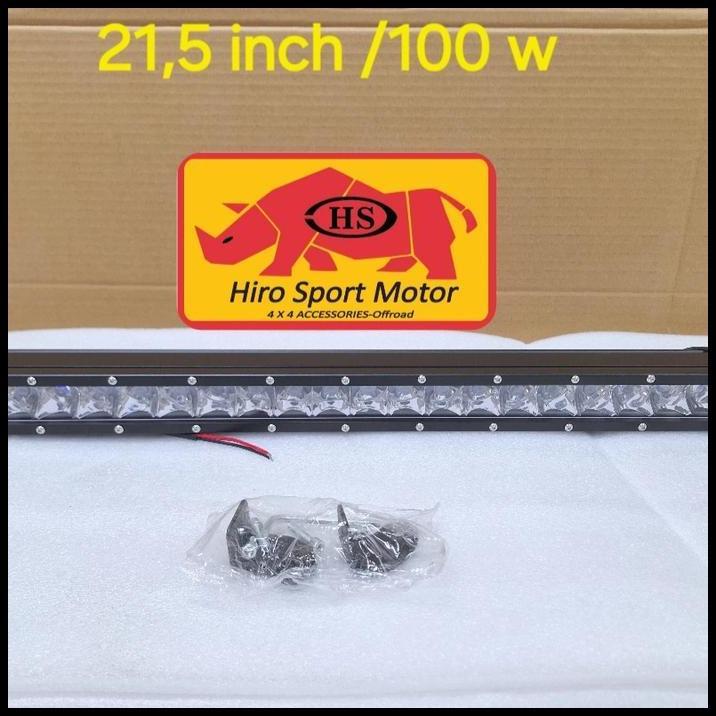 GRATIS ONGKIR LAMPU LIGHT BAR LED SINGLE ROW 55 CM 100 WATT 