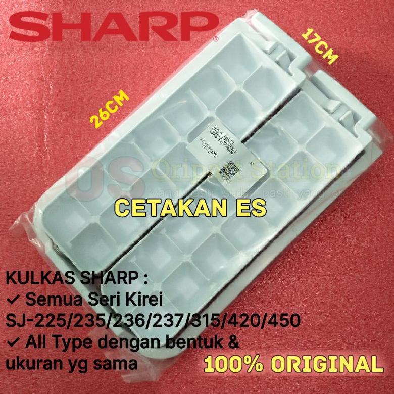 Ready CETAKAN ES (ICE MAKER) KULKAS SHARP 2 PINTU ORIGINAL