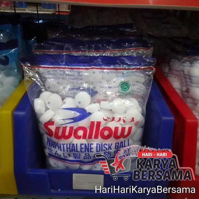 KAMPER KAPUR BARUS SWALLOW NAPHTHALENEDISK BALL 500GR