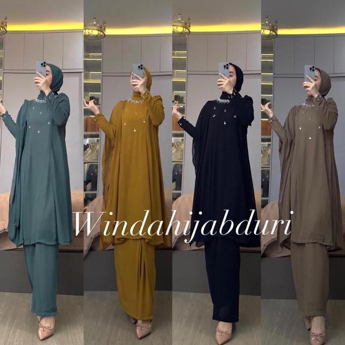 READY ByWindahijabduri //SetRok Ceruty Mix payet~ZEVANA~Mix hijab,Selendang ByWHD G00D QU4LITY