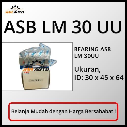 BEST DEAL BEARING ASB LM 30UU LINEAR BEARING / LM30UU LINEAR BUSHING ASB BUSHING 