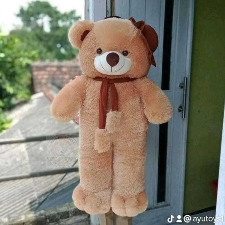 Premium Boneka Jumbo Teddy Bear Beruang 1 Meter  Boneka Beruang Jumbo Boneka Comel Boneka Beruang Ju