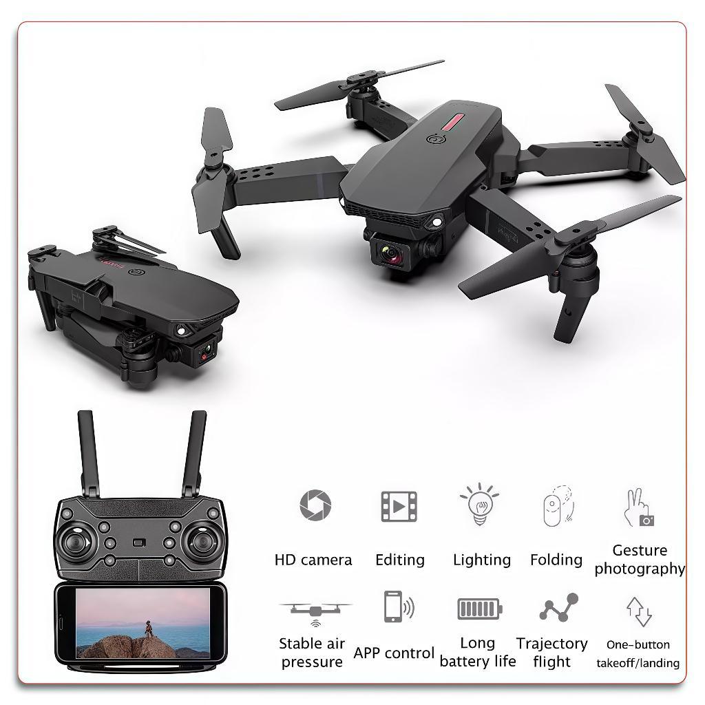 Smart Drone Dual Kamera Hd Drone Wifi Fpv Kamera Drone 4K Kamera Hd Posisi Visual