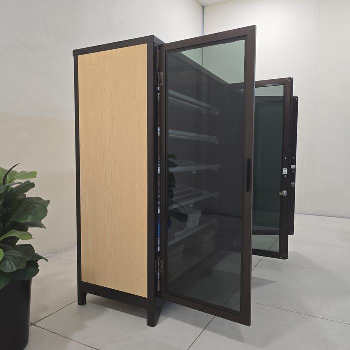 TC ALUMINIUM LSH267 ACP 120X40X110 B LEMARI RAK SEPATU HELM PREMIUM 6-3 SUSUN MUAT 6 PASANG SEPATU 3