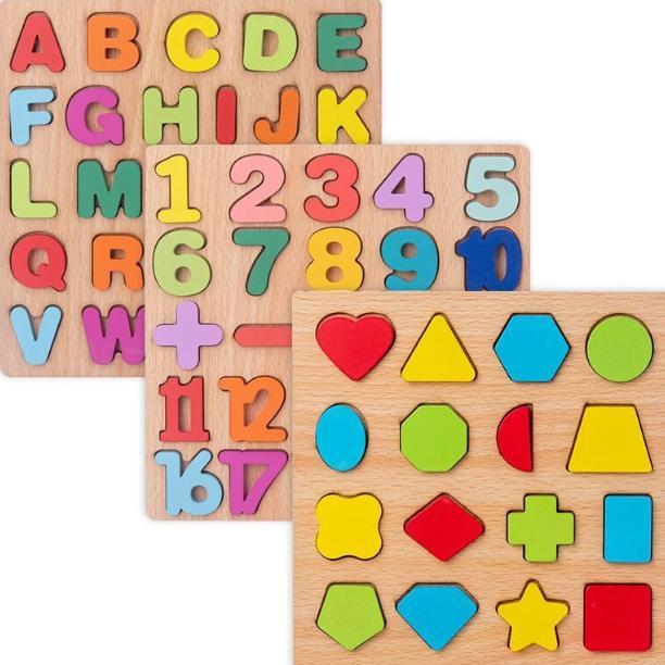 Promo  Mainan Puzzle Geometry Edukasi Anak Puzzle Kayu Cod
