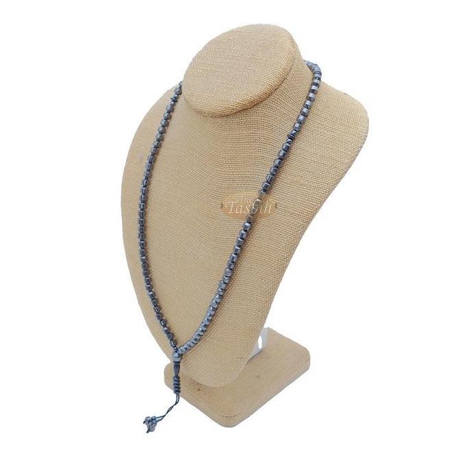 Murah Tasbih Batu Asli 99 8mm Tasbeh Hematite Batu Kesehatan Asli 99 Beads 8mm - The Tasbih Non COD