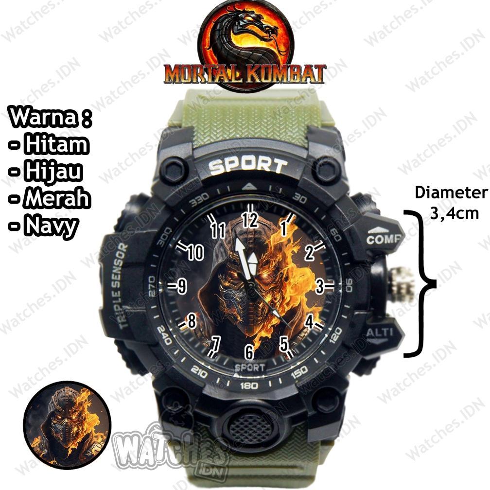 Jam Tangan Anak Lucu Karakter Scorpion Anti Air