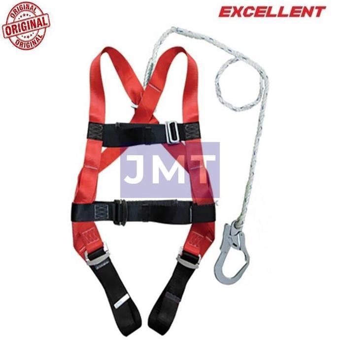 Ready Stock Full Body Harness Double Hook Besar Dengan Shock Absorber
