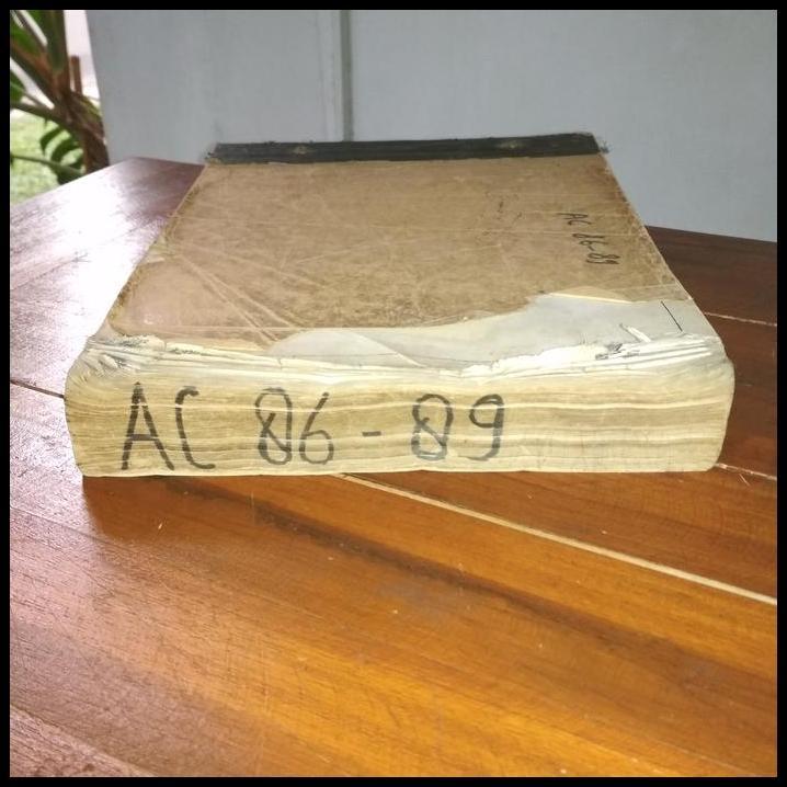 BEST DEAL BUKU KATALOG MOBIL HONDA ACCORD 1986-1989 COPIAN BEKAS PAKAI 