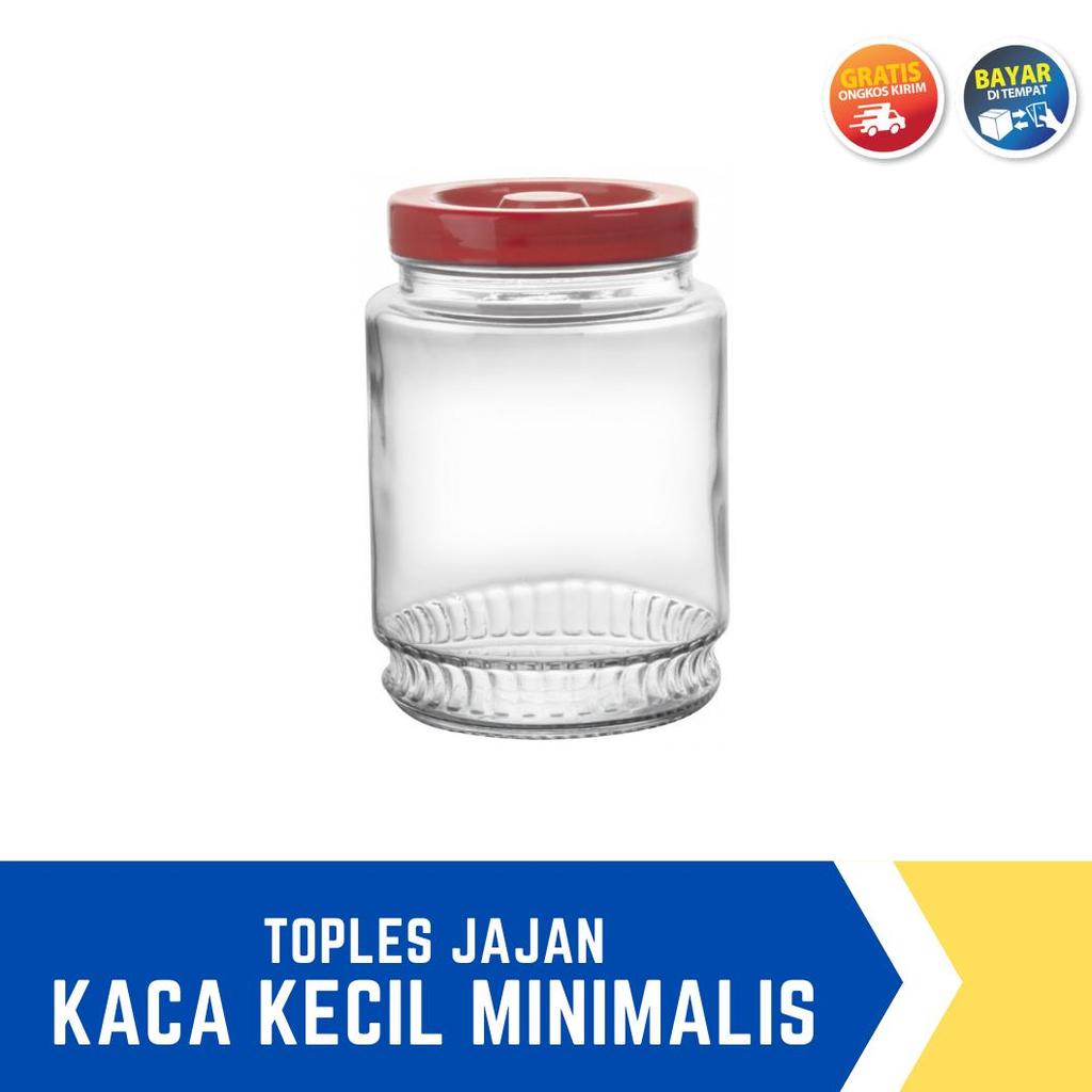 Toples Cendol Toples Lebaran Jadul Cantik Kedaung 1000 Ml Tutup Plastik Kedap Udara / Toples Kue Ker