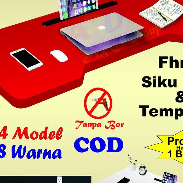 (120*50) Meja Lipat Dinding / Meja Belajar Tempel Dinding /Rak Dinding Serbaguna / Floating Desk Rua